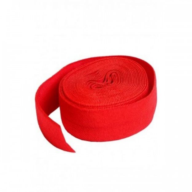 Picture of Byannie Foldover Elastic 20mm x yd Atom Red